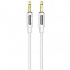 Аудіо кабель Aux Borofone BL20 True sound silicone (1m) White