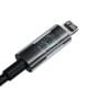 Дата кабель Baseus Gem Fast Charging Type-C to Lightning 20W (2m) (P10373001211-01) Cluster Black Дата кабель Baseus Gem Fast Charging Type-C to Lightning 20W (2m) (P10373001211-01) Cluster Black