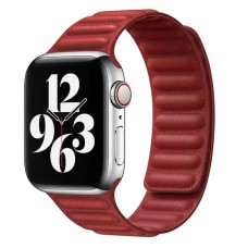 Шкіряний ремінець Leather Link для Apple watch 38mm/40mm Червоний / Red