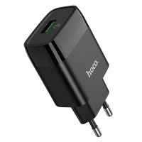 МЗП Hoco C72Q Glorious QC3.0 18W (1USB-A) Чорний