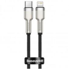 Дата кабель Baseus Cafule Series Metal Type-C to Lightning PD 20W (1m) (CATLJK-A) Чорний