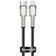 Дата кабель Baseus Cafule Series Metal Type-C to Lightning PD 20W (1m) (CATLJK-A) Чорний