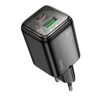 МЗП Hoco N53 Monsoon PD30W+QC3.0 (1USB-A/1C) Black