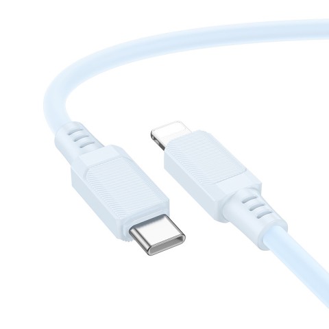 Дата кабель Borofone BX115 Lotto Type-C to Lightning 27W (1m) Blue