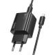 МЗП Hoco N55 Fundador PD20W four-port (2USB-A/2C) + Type-C to Lightning Black