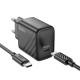 МЗП Hoco CS22A Value PD30W (1USB-C) + кабель Type-C to Type-C Black