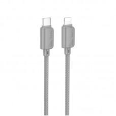 Дата кабель Hoco X113 Beneficio Type-C to Lightning (1m) Gray