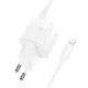 МЗП Hoco N66 Ingenious PD35W (1USB-C) + кабель Type-C to Lightning White