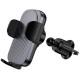 Автотримач з БЗП Borofone BH221 Path 15W (air outlet) Black / Metal gray