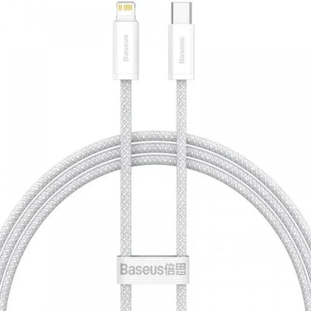 Дата кабель Baseus Dynamic Series Type-C to Lightning 20W (1m) (CALD000002) White