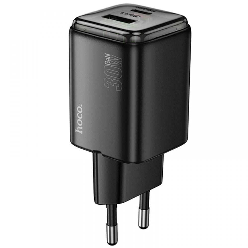 МЗП Hoco N53 Monsoon PD30W+QC3.0 (1USB-A/1C) Black