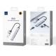 Перехідник HUB WIWU Wi-HB003 ZOLO 5 in 1 (USB-C/USB-A to 2xUSB2.0+1xUSB3.0+SD/TF) Grey