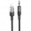 Аудио кабель Aux Hoco UPA27 Spirit transparent (Lightning to AUX 3.5mm) (1.2m)