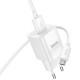 МЗП Hoco C145A Charm QC3.0 18W (1USB-A) + кабель USB to MicroUSB