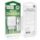 МЗП Hoco C72Q Glorious QC3.0 18W (1USB-A) + кабель USB to Type-C Білий