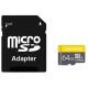 Карта пам'яті USAMS US-ZB119 TF High Speed Card 64 Gb + adapter Yellow