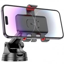 Автотримач Hoco H22 Dragon automatic clamping (center console) Red and black Автотримач Hoco H22 Dragon automatic clamping (center console) Red and black