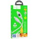 Дата кабель Hoco U124 Stone silicone power-off Type-C to Lightning Gray