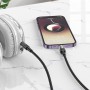 Аудио кабель Aux Hoco UPA27 Spirit transparent (Lightning to AUX 3.5mm) (1.2m)