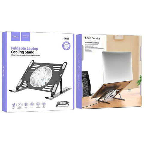 Підставка для ноутбуку/планшета Hoco DH22 Active Cooling Black