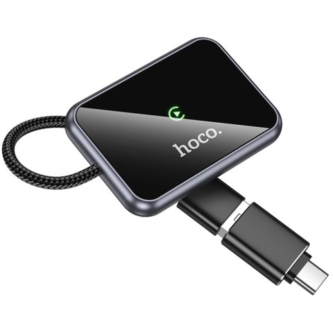 Адаптер Hoco HU1 Way car wireless CarPlay Metal grey