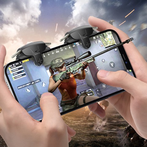 Ігровий контролер Hoco GM6 Wild wolf pulse Black metal gray