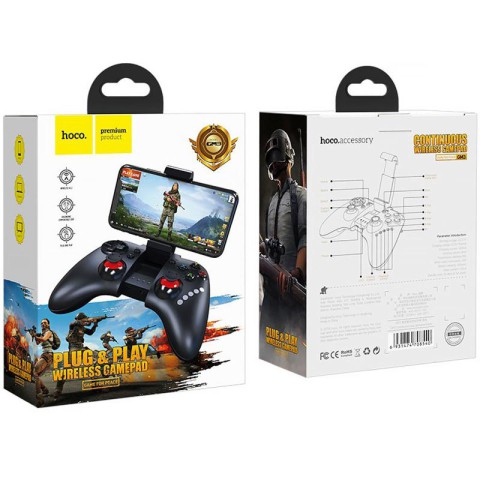 Ігровий проводной джойстик геймпад Hoco GA3 Max Joy for PC Black