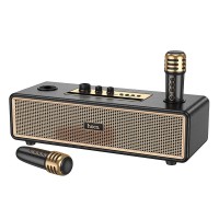 Bluetooth Колонка Hoco BS63 Graceful + два мікрофона Black