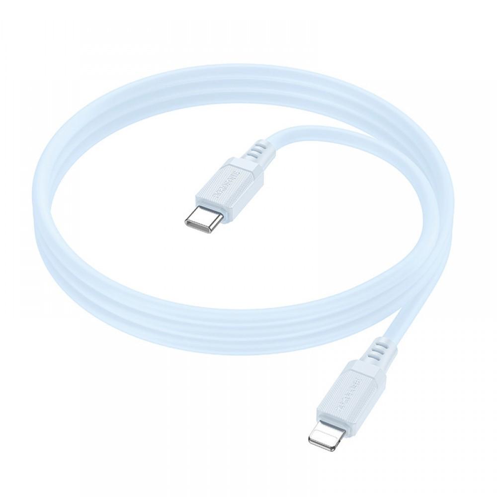 Дата кабель Borofone BX115 Lotto Type-C to Lightning 27W (1m) Blue