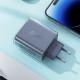 МЗП Acefast A45 Exploration series PD65W GaN (2*USB-C+USB-A) Mica gray