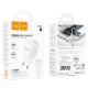 МЗП Hoco C146A Charm PD20W (1USB-C) + кабель Type-C to Type-C White