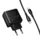МЗП Hoco C159A Upgrade PD65W (1USB-C) + кабель Type-C to Type-C Black