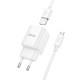 МЗП Hoco C145A Charm QC3.0 18W (1USB-A) + кабель USB to MicroUSB