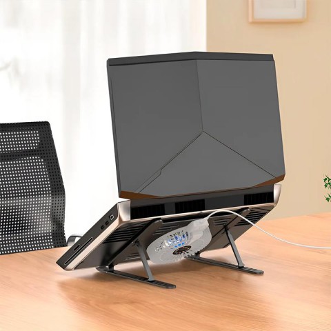 Підставка для ноутбуку/планшета Hoco DH22 Active Cooling Black