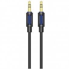 Аудіо кабель Aux Borofone BL20 True sound silicone (1m) Black