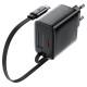 МЗП Acefast A110 GaN With Retractable Cable Type-C PD30W (1USB-C) Black