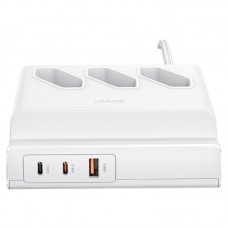 СЗУ Usams US-CC160 P1 65W Super Si Fast Charging USB Extension Socket