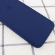 Чохол Silicone Case Square Full Camera Protective (AA) для Apple iPhone 6/6s (4.7") Темно-синій / Midnight blue