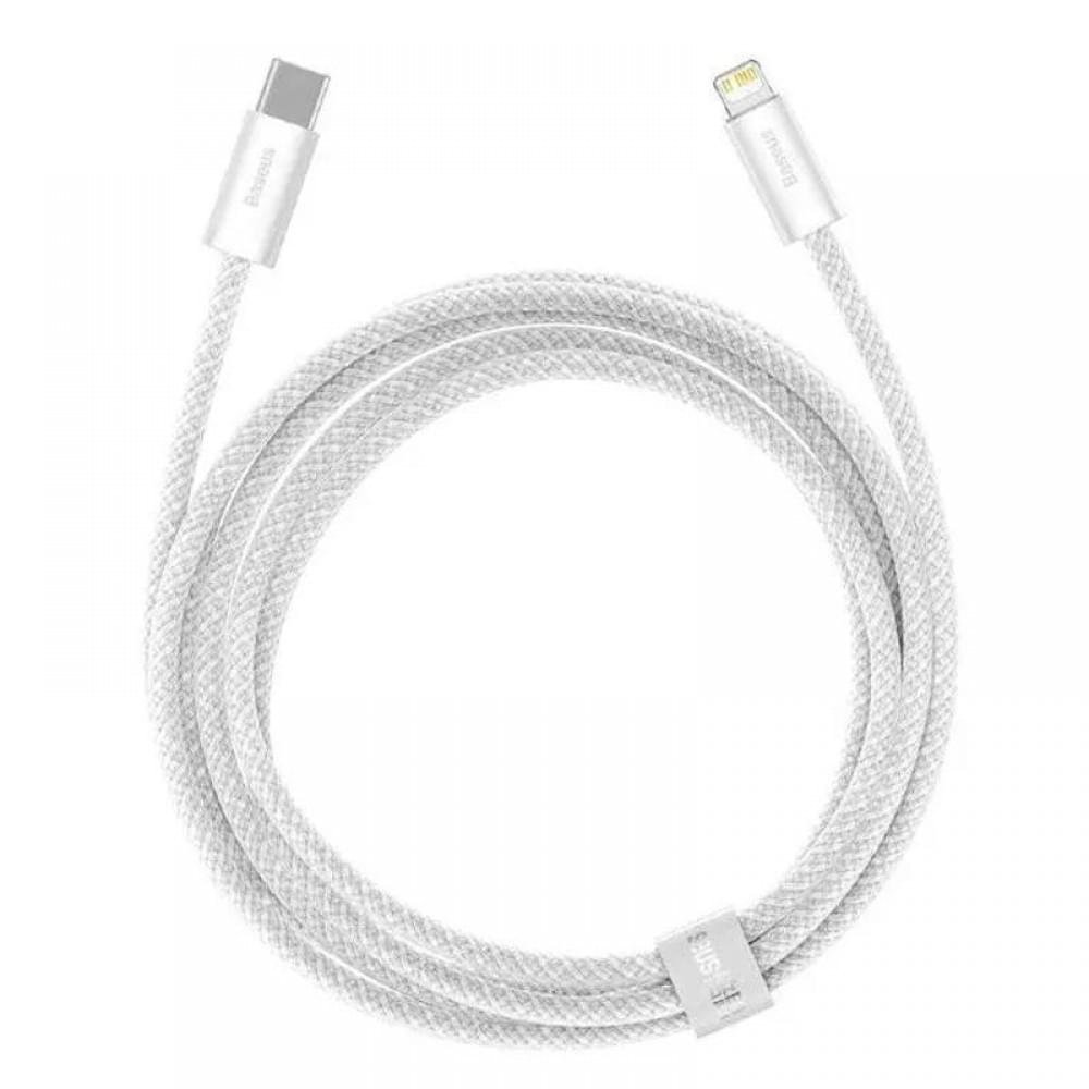 Дата кабель Baseus Dynamic Series Type-C to Lightning 20W (1m) (CALD000002) White
