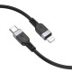 Дата кабель Hoco X109 Energy silicone Type-C to Lightning (2m) Black