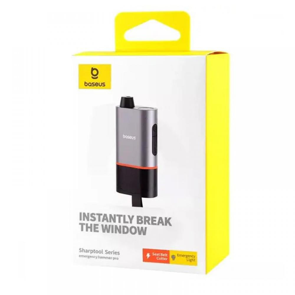 Автомобильный спасательный молоток Baseus SharpTool Series Emergency Hammer Pro (C10934401111-00)