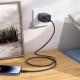 МЗП Hoco N55 Fundador PD20W four-port (2USB-A/2C) + Type-C to Lightning Black
