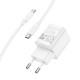 МЗП Hoco C146A Charm PD20W (1USB-C) + кабель Type-C to Type-C White