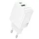 МЗП Borofone BN27 Fuente PD20W+QC3.0 (1USB-A/1C) White