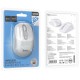 Миша Hoco GM28 2.4G White / Gray