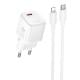 МЗП Hoco N66 Ingenious PD35W (1USB-C) + кабель Type-C to Lightning White