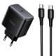 МЗП Hoco C159A Upgrade PD65W (1USB-C) + кабель Type-C to Type-C Black