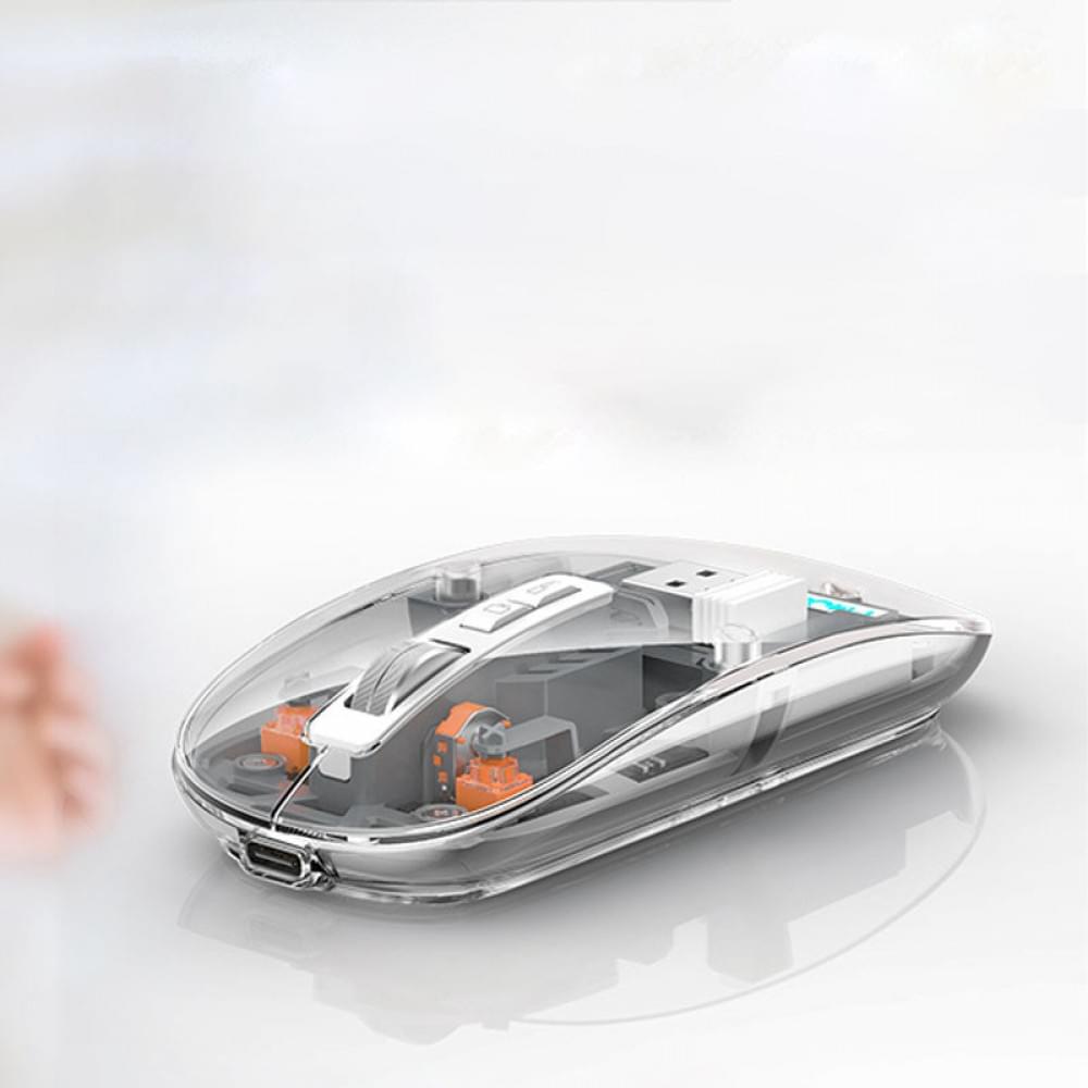 Беспроводная мышь WIWU Crystal WM105 Dual bluetooth+2.4G