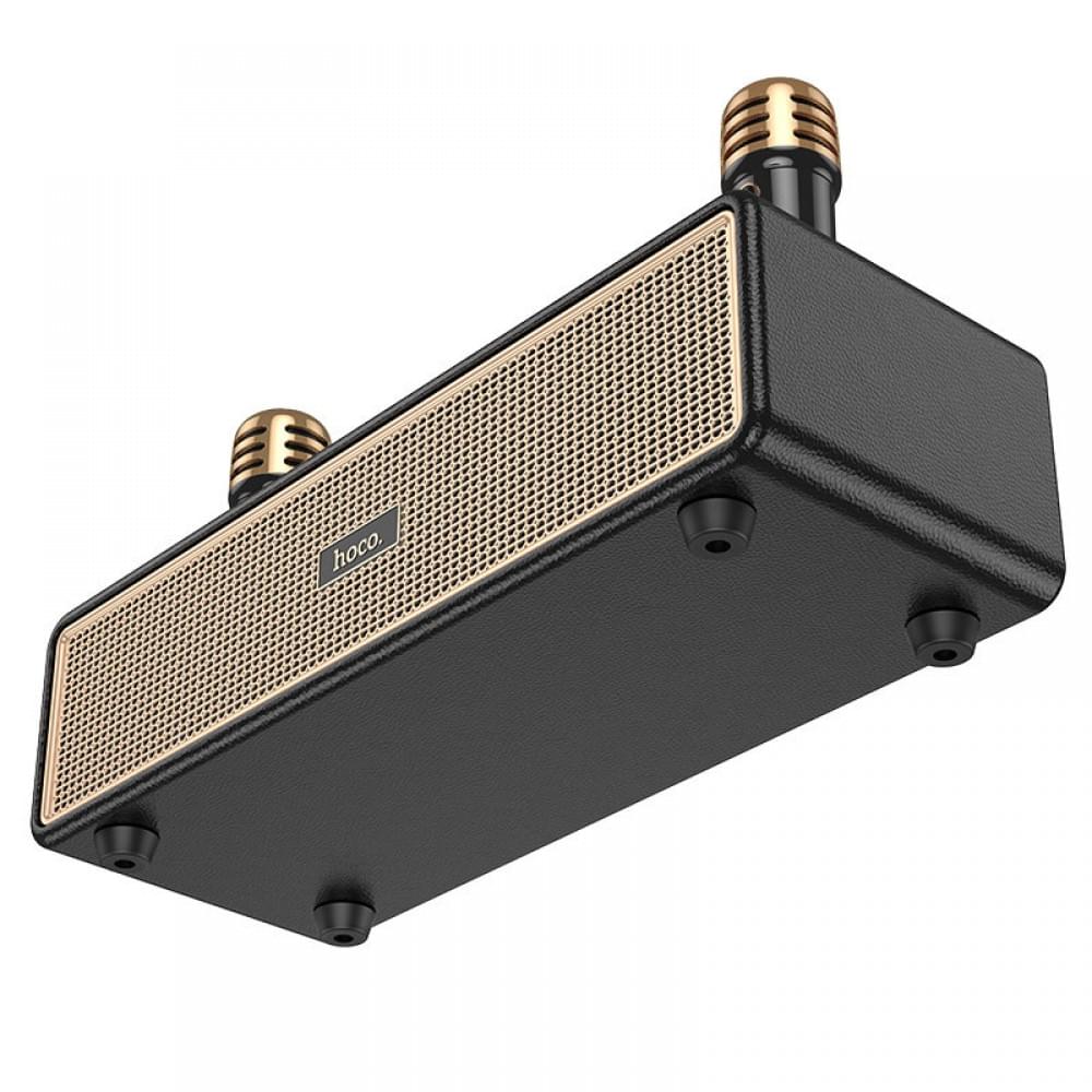 Bluetooth Колонка Hoco BS63 Graceful + два мікрофона Black