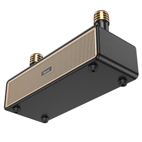 Bluetooth Колонка Hoco BS63 Graceful + два мікрофона Black